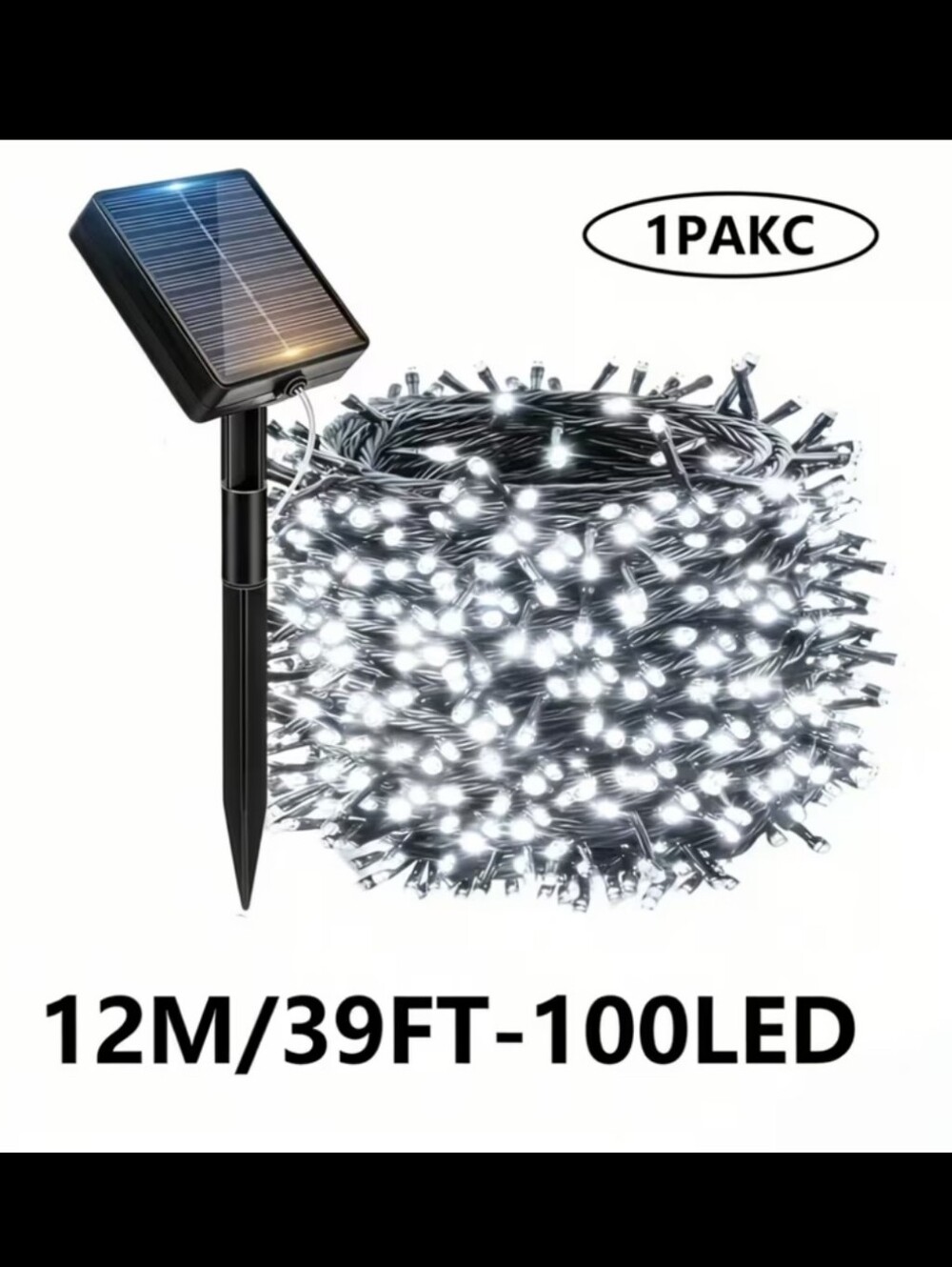 Solar Outdoor Christmas Lights